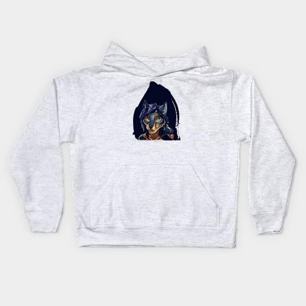 anime characters Kids Hoodie by Pixy Official